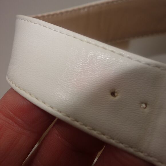 NEW Dream Pairs Women's 6 Hi Lo Ankle Strap Open Toe Chunky Platform Heels White - Picture 6 of 9